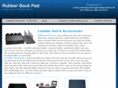 rubberbackpad.com