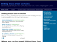 slidingglassdoorcurtains.com