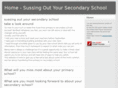 sussingoutyoursecondaryschool.com