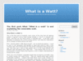 whatisawatt.com