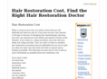hair-restoration-cost.net