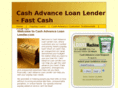 cashadvanceloanlender.com