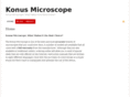 konusmicroscope.com