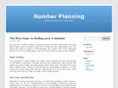 numberplanning.com