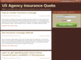usagencyinsurancequote.com