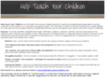 helpteachyourchildren.org