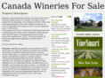 canadawineriesforsale.com