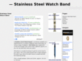 stainlesssteelwatchband.com