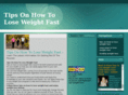 tipsonhowtoloseweightfast.net