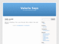 valeriesays.com