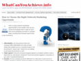 whatcanyouachieve.info