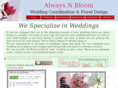 alwaysnbloomweddings.com