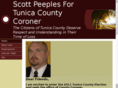 scottpeeplesforcoroner.com