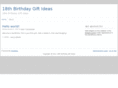 18thbirthdaygiftideas.com