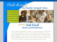 oakknollhealthandrehab.com