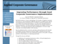 applied-corporate-governance.com