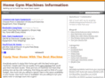homegymmachinesinfo.com