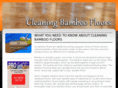 cleaningbamboofloors.com