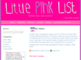 littlepinklist.com