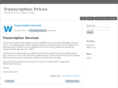 transcriptionprices.org