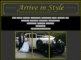 arriveinstyleweddingcars.com