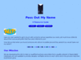 passoutmyname.com