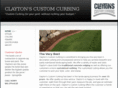 claytonscustomcurbing.com