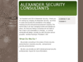 alexandersecurityconsultents.com