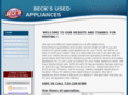 becksusedappliances.com