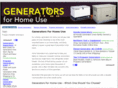 generatorsforhomeuse.org