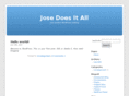 josedoesitall.com