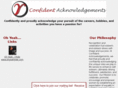 confidentacknowledgements.com