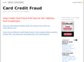 cardcreditfraud.com