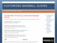 customizedbaseballgloves.net