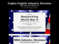 88thinfantrydivision.info