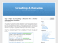 creatingaresume.net