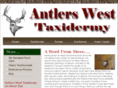 antlerswesttaxidermy.com