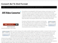 convertavitodvdformat.com