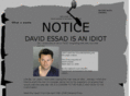 davidessadisanidiot.com