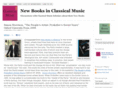 newbooksinclassicalmusic.com