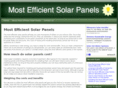 mostefficientsolarpanels.org