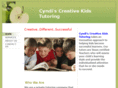 cyndiscreativekidstutoring.com