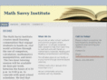 mathsavvyinstitute.com
