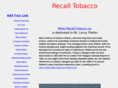recalltobacco.us