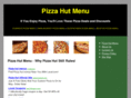 pizzahutmenus.com