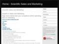 scientificsalesandmarketing.com