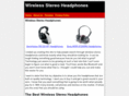 wirelessstereoheadphones.org