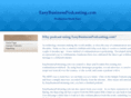 easybusinesspodcasting.com