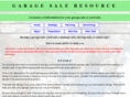 garagesaleresource.net