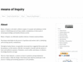 meansofinquiry.com